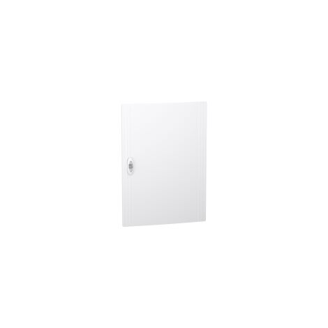 PrismaSeT XS - Porte pleine RAL9003 pour coffret encastré 3 rangées 18 modules - LVSXDP318