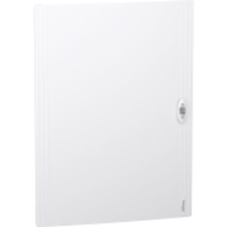 PrismaSeT XS - Porte pleine RAL9003 pour coffret saillie 4 rangées 24 modules - LVSXDP424