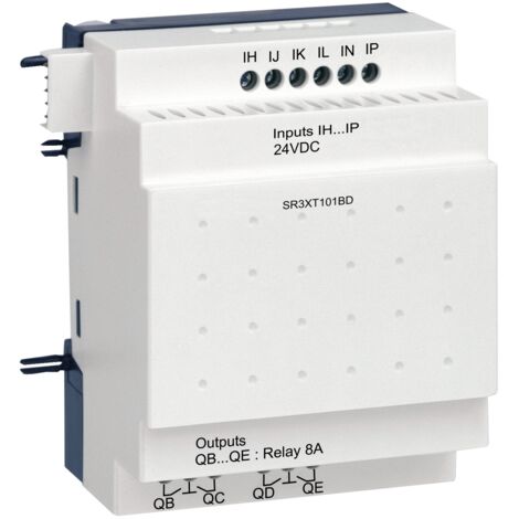 Zelio Logic - module d'extension E/S TOR - 10 entrées/sorties - 24Vcc
