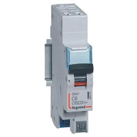 Legrand 406781 Disyuntor dnx3 4500 - auto/auto - u+n 230v/6a/4.5ka
