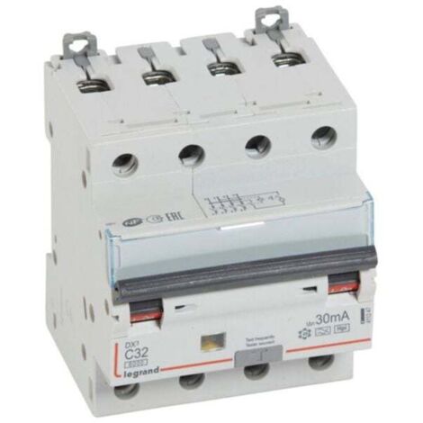 407843 Legrand Disjoncteur 6A 3P Courbe C - 6/10kA DX3 automatique et vis