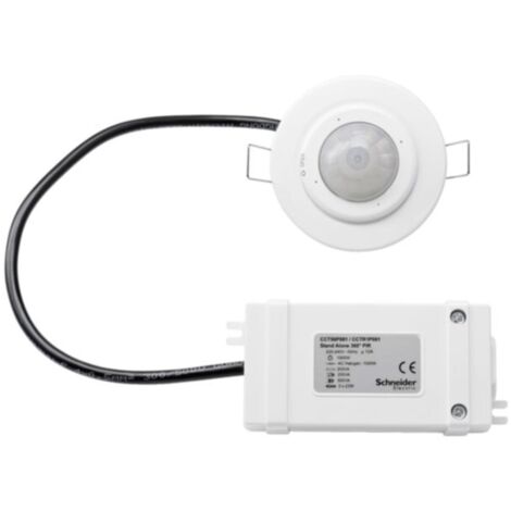 Detector de movimiento 360º empotrable en techo CCT56P001 de Schneider
