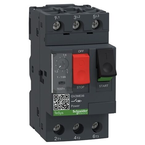 Automático para protección de motores 1/1,6A GV2ME06 de Schneider