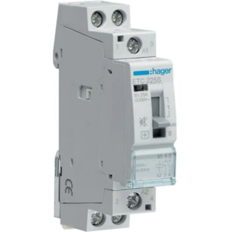 Contacteur silencieux  Jour-Nuit 25A, 2F, 230V - ETC225S