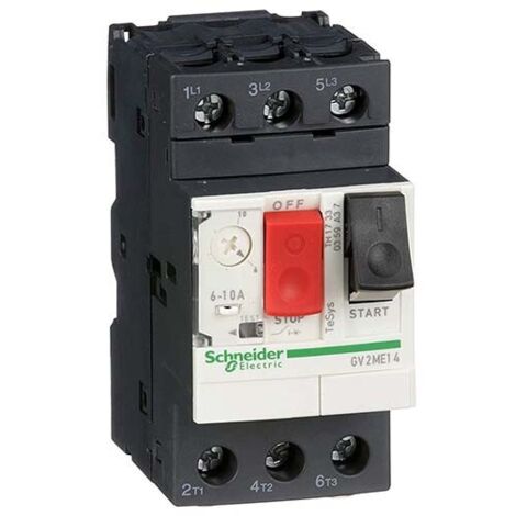 Disjoncteur moteur GV2ME 1,6 à 2,5 A 3P 3d déclencheur magnétothermique  - GV2ME07