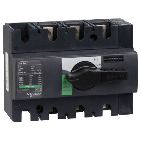 Interrupteursectionneur Interpact INS160 3P 160 A - 28912