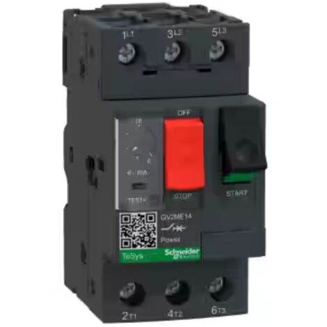Automático para protección de motores 6/10A GV2ME14 de Schneider