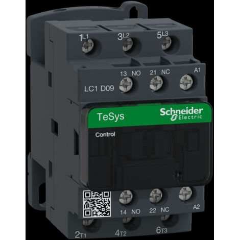 Telemecanique TeSys LC1D contactor 3P 9A 24VAC LC1D09B7