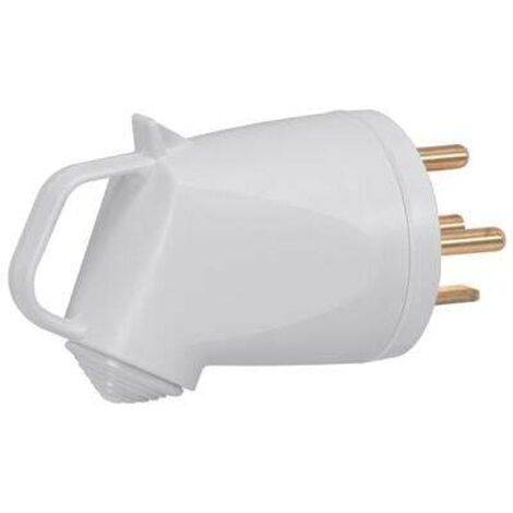 Fiche 3P+N+T 32A 400V - gris - 055857