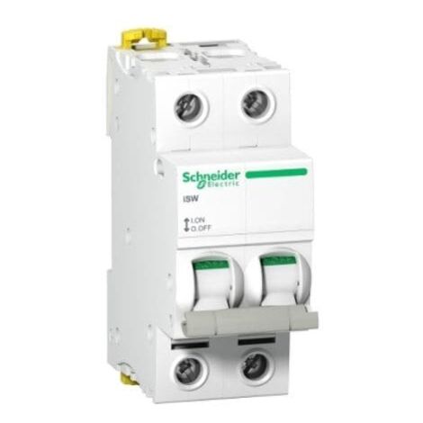 Acti9, iSW interrupteur-sectionneur 2P 63A 415VAC - A9S65263
