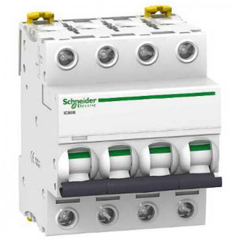 Interruptor magnetotérmico Schneider Electric A9F75420 IC60N 4P 20A D