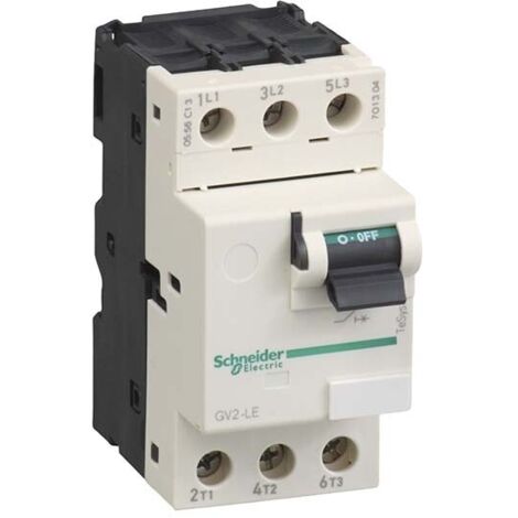 Disjoncteur moteur GV2LE 2,5 A 3P 3d déclencheur magnétique - GV2LE07
