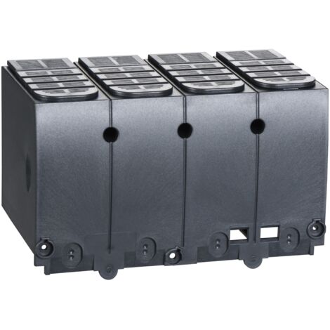 Cubrebornes largos SCHNEIDER NSX100-250 4 polos, material resistente, diseño innovador.