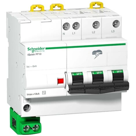 Acti9, iQuick PF10 parafoudre 3P+N 230/400V 10kA - A9L16618