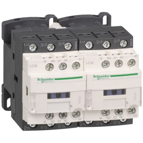 Contacteur inverseur TeSys LC2D 3P AC3 440V 9 A bobine 230 V CA - LC2D09P7