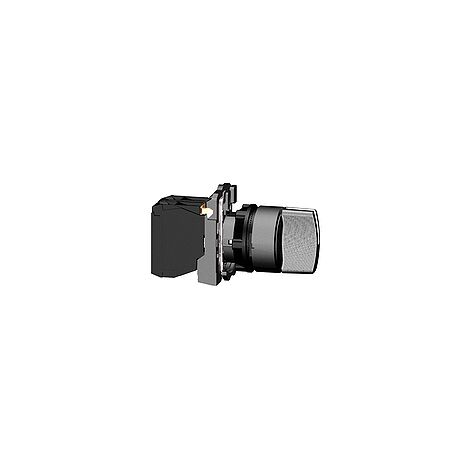 Harmony bouton tournant noir Ø22 - à manette - 3 positions - 2F - XB5AD53