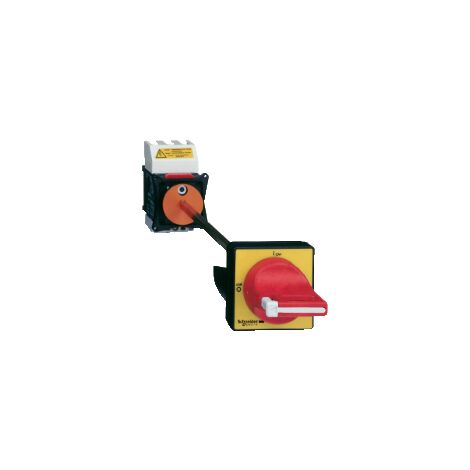 Interrupteur-sectionneur VCCF - 3P - 690 V 63 A - poignée rouge cadenassable - VCCF3