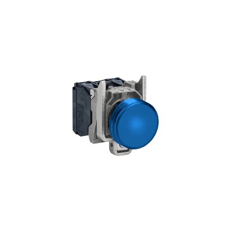 Harmony voyant rond Ø22 - IP66 - bleu - LED intégrée - 120V - XB4BVG6