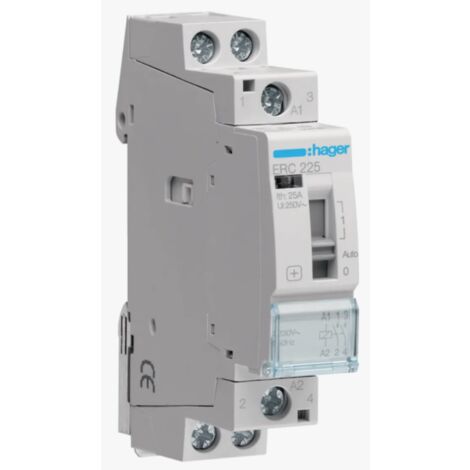 Contacteur à commande manuelle 25A, 2F, 230V - ERC225