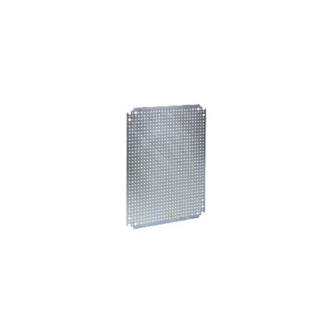 Spacial - châssis microperforé - acier galvanisé - pour coffret H=600xL=400mm