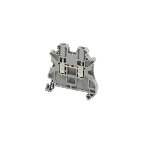 Borne à vis - passant - 2 points - 2,5mm² - gris - NSYTRV22