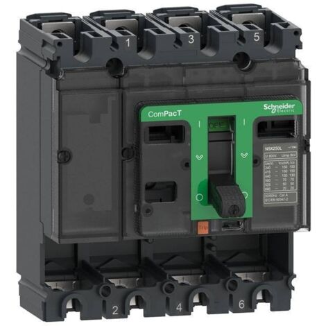 ComPacT NSX250F - bloc de coupure sans déclencheur - 250A - 4P - 36kA - fixe - C25F4