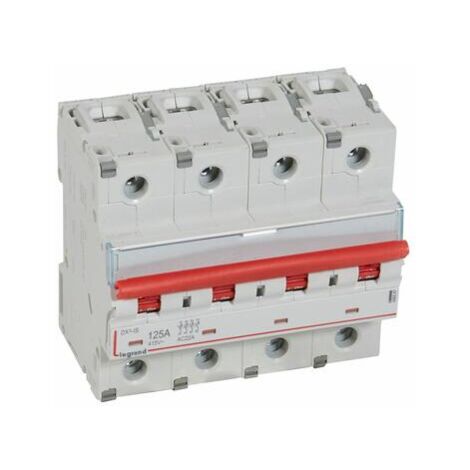 Interrupteur-sectionneur DX³-IS à déclenchement 4P 400V - 125A - 6 modules - 406547 - LEGRAND (1/2)