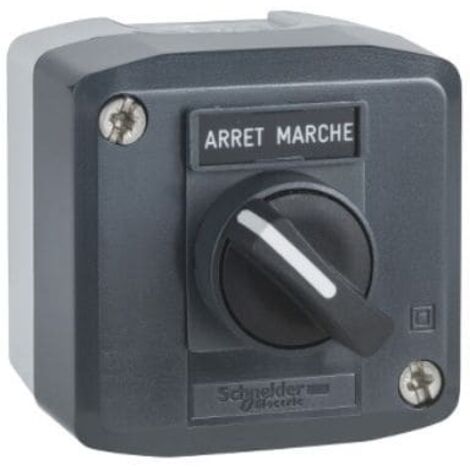 Harmony boite - 1 bouton tournant Ø22 à manette - 1F  - XALD132
