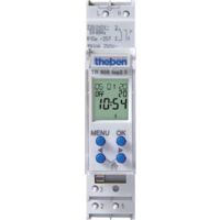 Theben Interruptor horario programable digital Top 2 negro