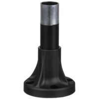 Tubo y Enchufe Telemecanique aluminio negro XVBZ02