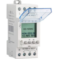Interrupteur horaire digital modulaire programmable journalière ou hebdomadaire - 2 sorties 16A 250V - 230V - 412641 - LEGRAND