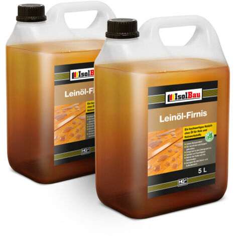 Huile de lin - Onyx - Bidon de 5 L, huile de lin