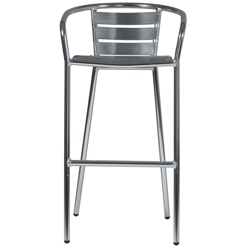 Set 4 Sgabelli Bassi Impilabili 39x39x46 cm in Lamiera Galvanizzata Avorio  – acquista su Giordano Shop