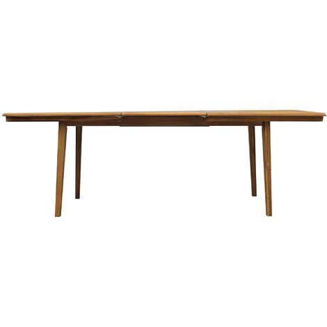 Tavolo da Giardino in Legno di Acacia Allungabile da 1,8 a 2,4 Metri (1/4)