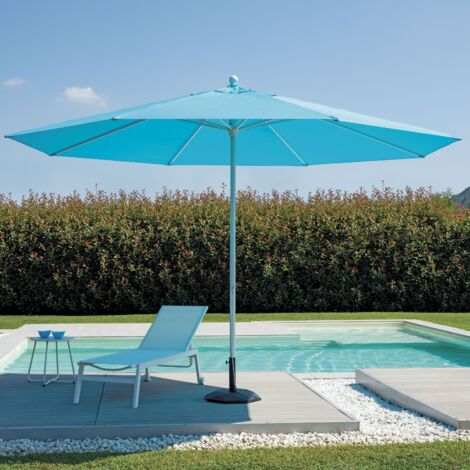 Ombrellone da Giardino con Palo in Acciaio 300 cm Tortora vidaXL | Leroy Merlin