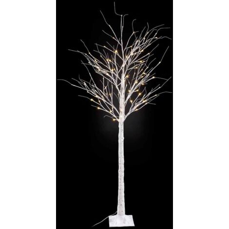 Albero Natale Luminoso Betulla, 96 Led, Uso Intero ed Esterno - Altezza 1,60 Mt (1/3)