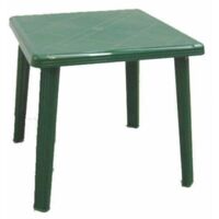 Tavolo da giardino in resina verde quadrato 75 x 75 centimetri tavolo per esterni
