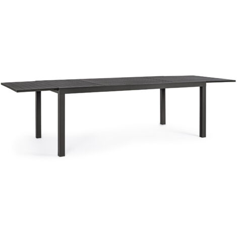 Tavolo allungabile in Alluminio dogato  200-300X100 Antracite
