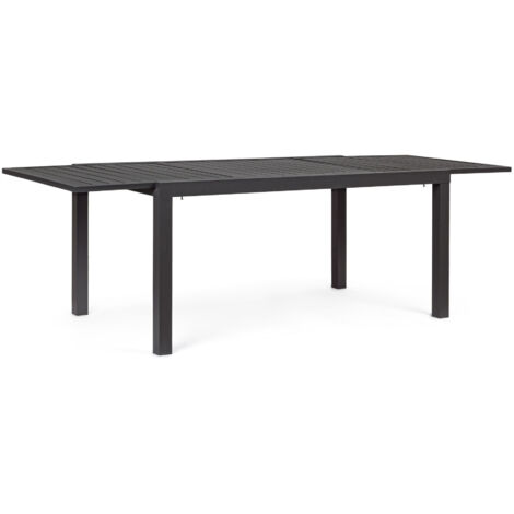 Tavolo allungabile in Alluminio dogato 160-240X90 Antracite (1/5)