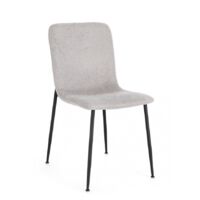 Sedia da Pranzo in Fibra Sintetica, Grigio Chiaro