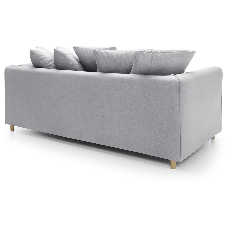 Chicago 3 Seater Sofa - color Light Grey