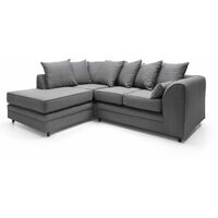 Darcy Corner Sofa - color Dark Grey