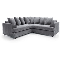 Ferguson Corner Sofa in Grey - color Grey - Grey