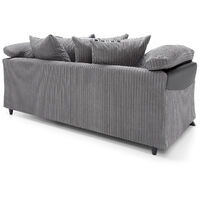Illusion 3 Seater Sofa Grey - color Grey - Grey