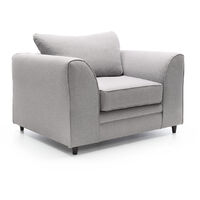 Darcy Armchair - color Light Grey - Light Grey