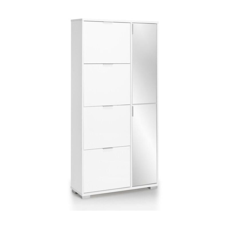 Topkit Mueble Zapatero con espejo amazonas 63ab armario organizador de blanco kit medida 82 x 172 28