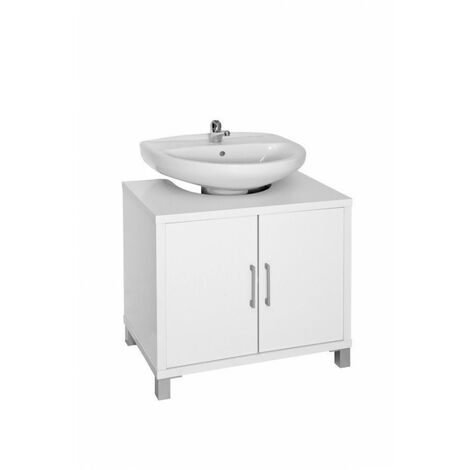 TOPKIT |Mueble lavabo Baño Gala 8915 |Mueble lavabo de Baño con Puertas y Baldas | Mueble de Baño | Armario Baño | Blanco