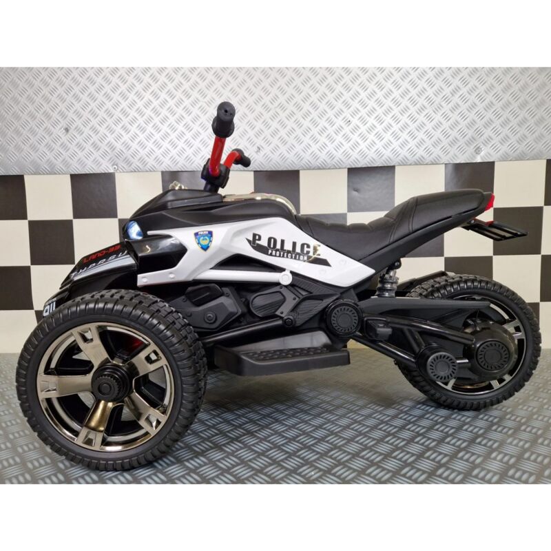 Moto Elettrica per Bambini Spyder a Batteria Motocicletta 3 Ruote Rosso