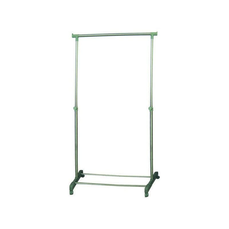 Stender Appendiabiti Estensibile 165x48x180 cm in Acciaio Inox e