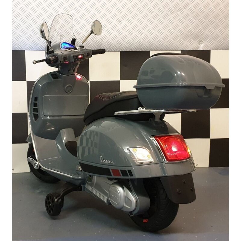 Moto Elettrica per Bambini Vespa GTS Scooter a Batteria 12 Volt